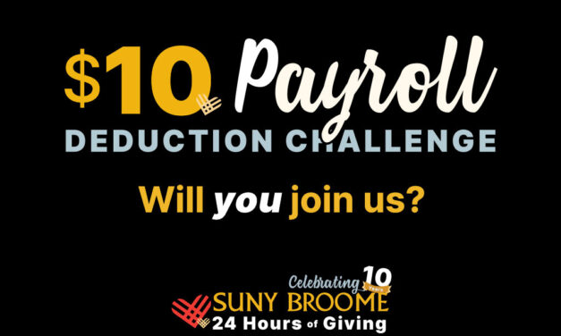 Join the $10 Payroll Deduction Challenge and make a difference!