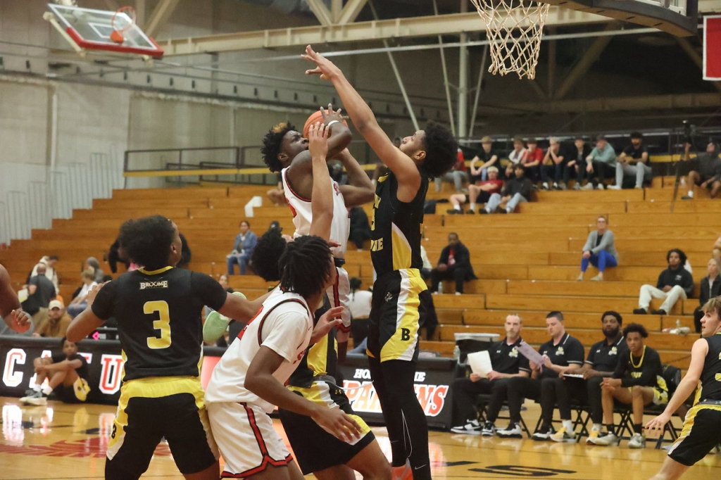 SUNY Broome Men's Basketball against SUNY Adirondack