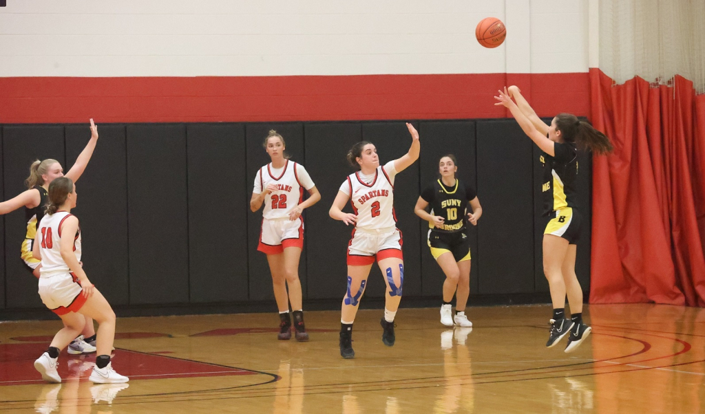 SUNY Broome women's basketball team was on the road against USCAA Division II opponent Penn State Wilkes-Barre