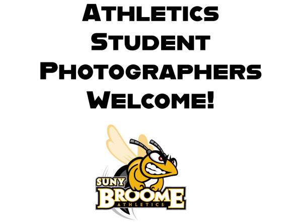 Athletics Student Photographers Welcome! SUNY Broome Athletics logo