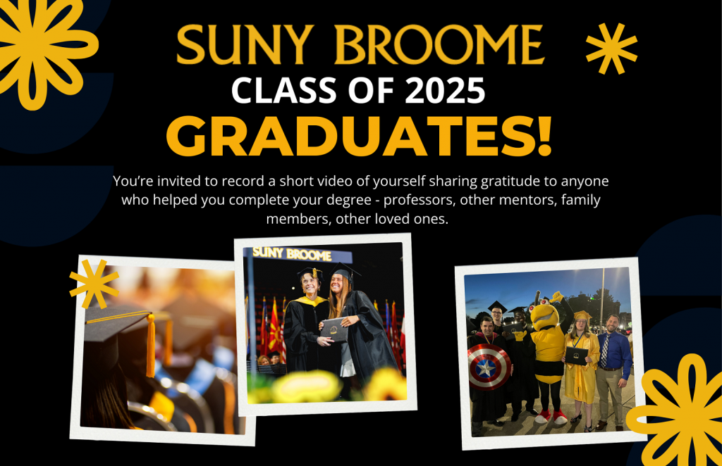 Attention Graduates! Share Your Thanks: Record a Video for Commencement!