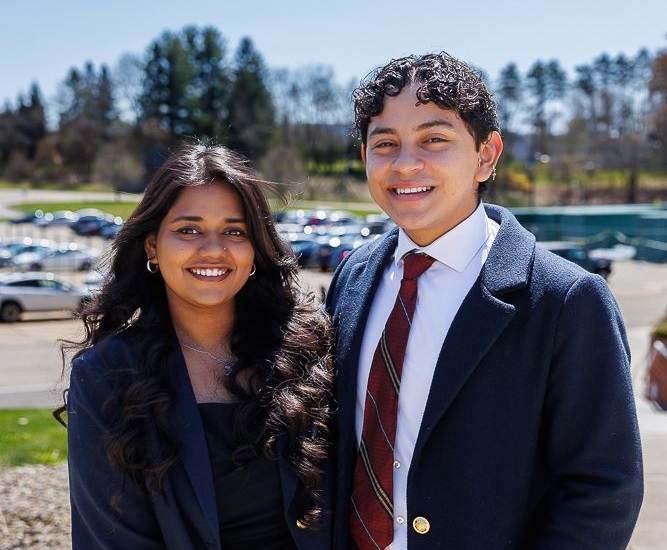 Granados and Khan Receive SUNY’s Highest Honor