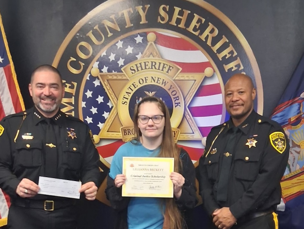 CJES Student Lilliana Beckett Awarded the Sheriffs’ Institute Scholarship