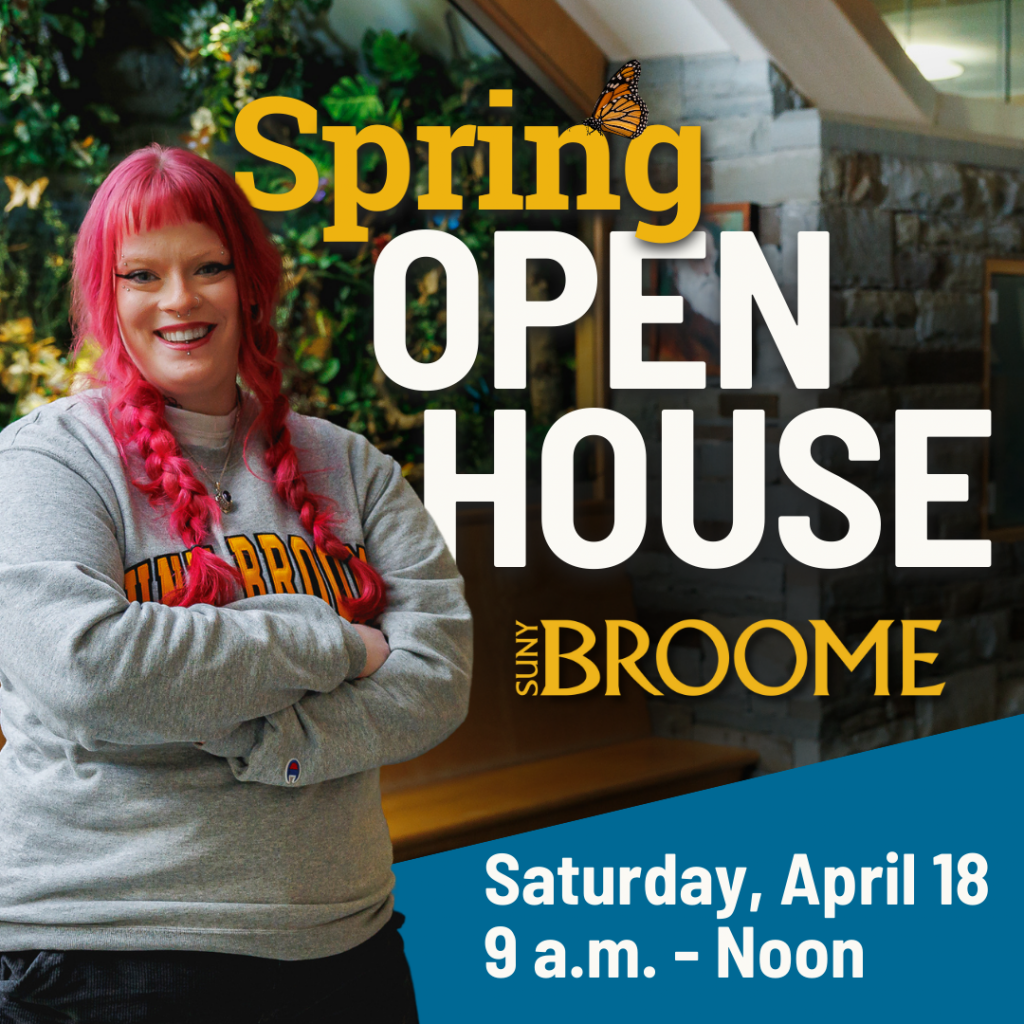 Spring Open House - April 18, 2026 9 am to Noon