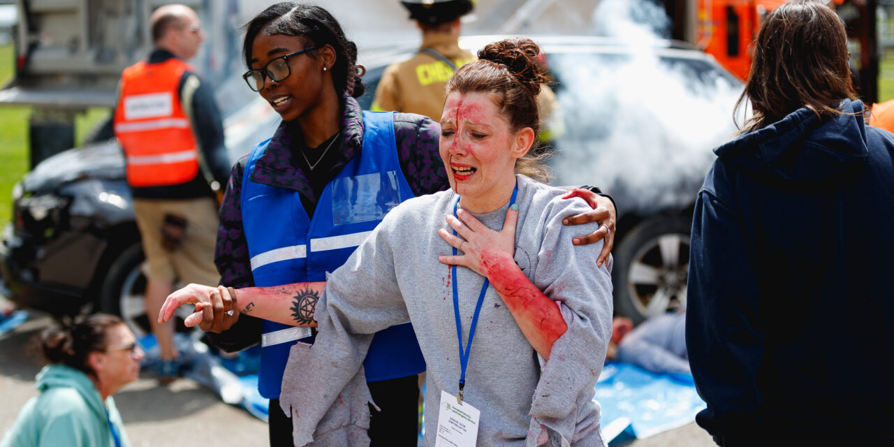 SUNY Broome’s 11th Mock Disaster Highlights Dangers of Distracted Driving