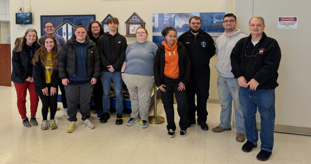 Criminal Justice and Emergency Services Students Association toured NYS Preparedness Training Center