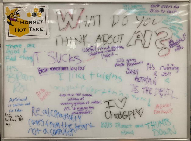 What Do You Think of AI? What the Whiteboard Told Us