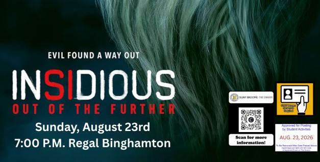 Aug. 23: Insidious: Out of the Further
