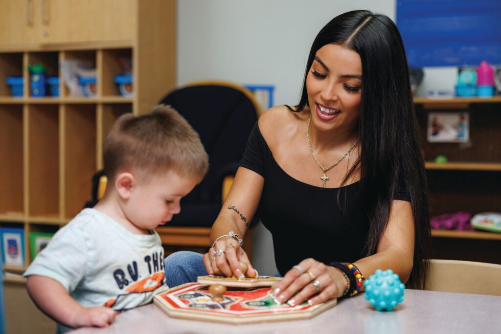 Nicole's goal is to guide children as they develop the values, confidence, and compassion that will shape who they become. (Photo Credit: Matt Ebbers)