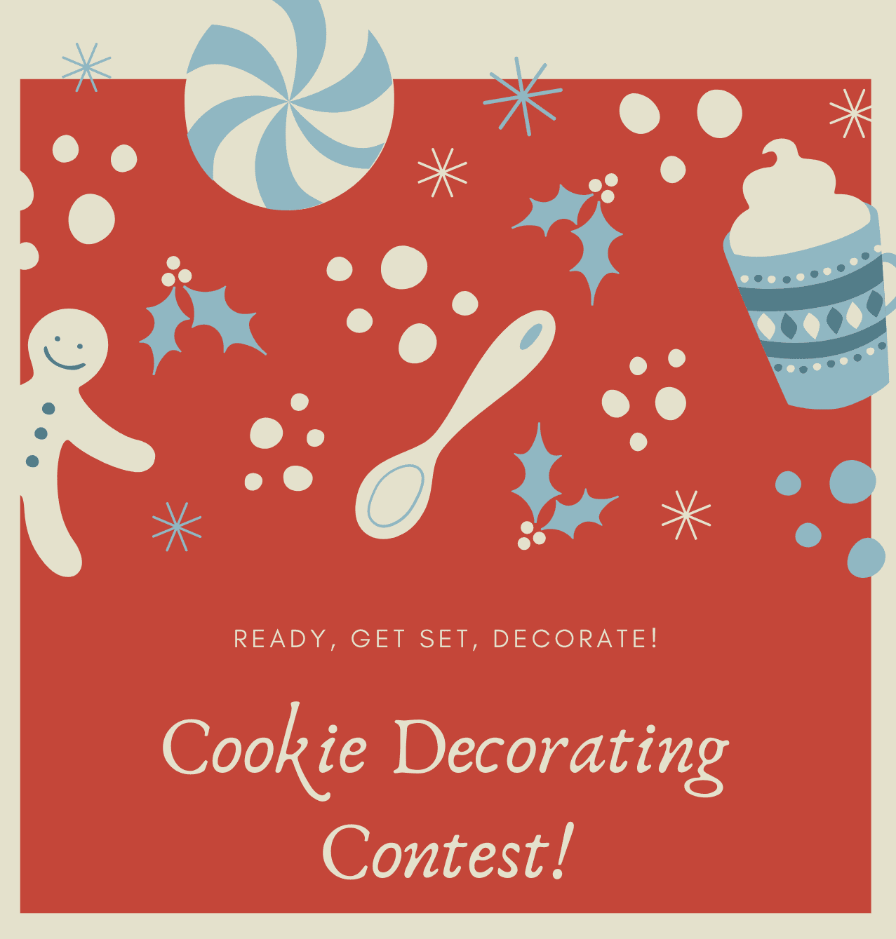 Ready, Get Set, Decorate! Cookie Decorating Contest