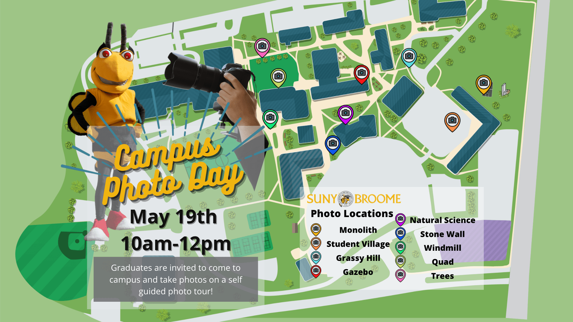 SUNY Broome Campus Photo Day May 19!