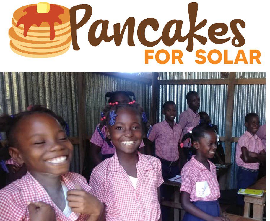 Pancakes for Solar: Children in Haiti classrom