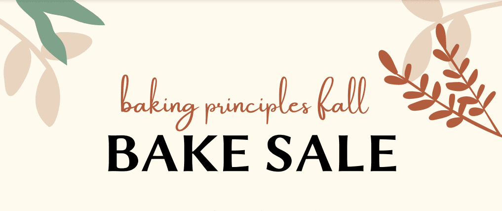 SUNY Broome's Baking Principles Fall Bake Sale