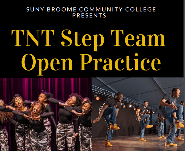 SUNY Broome Presents TNT Step Team Open Practice