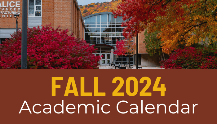 Academic Calendar: Fall 2024