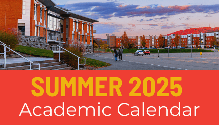 Academic Calendar: Summer 2025