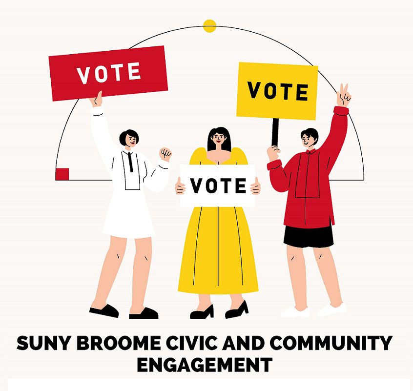 Vote Vote Vote SUNY Broome Civic & Community Engagement