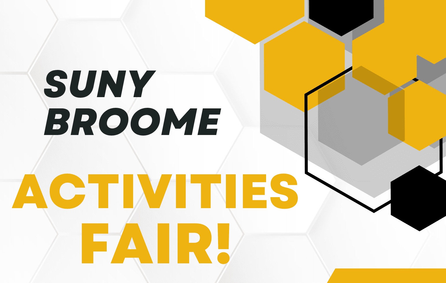 SUNY Broome Activities Fair!