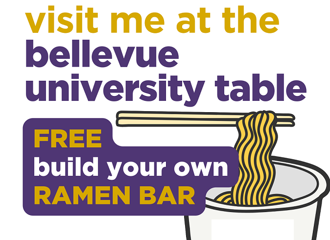 Mar. 12: Free Ramen Bar! Learn about Bachelor Degree Programs at Bellevue University