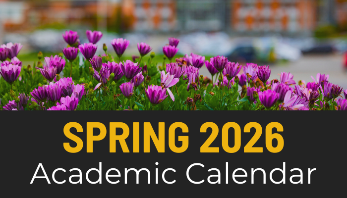 Spring 2026: Academic Calendar