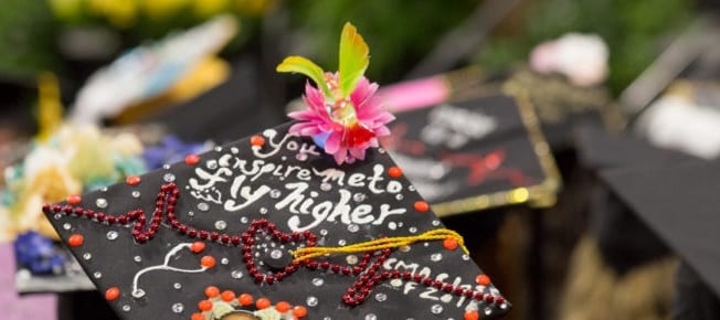 decorated graduation cap
