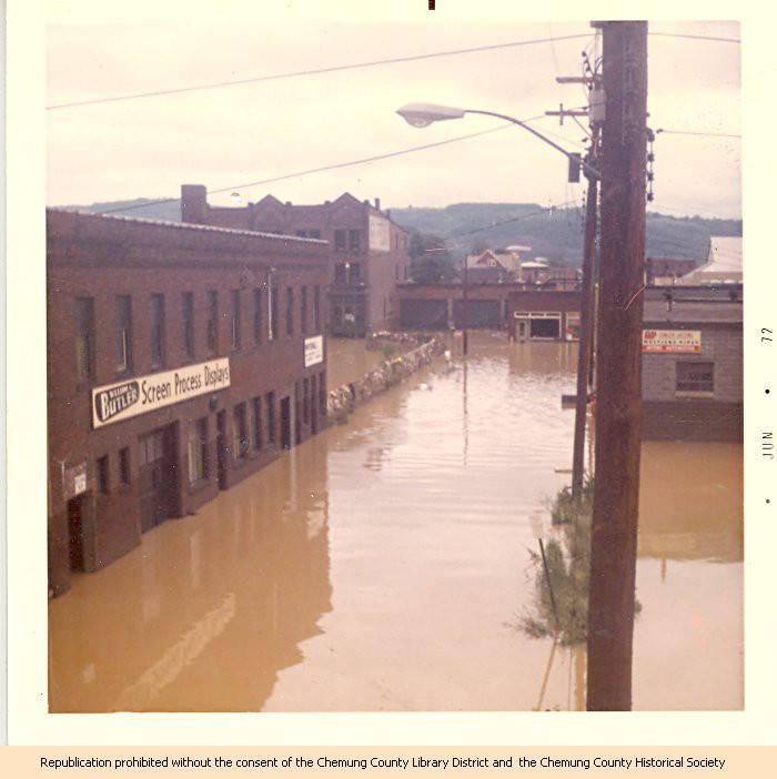 Image of the 1972 Flood devastation
