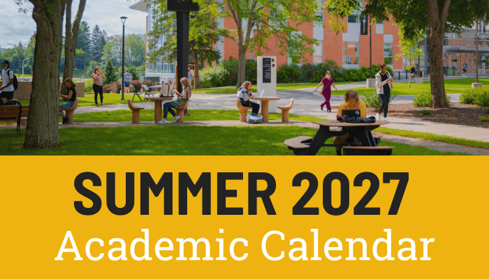 Summer 2027 Academic Calendar